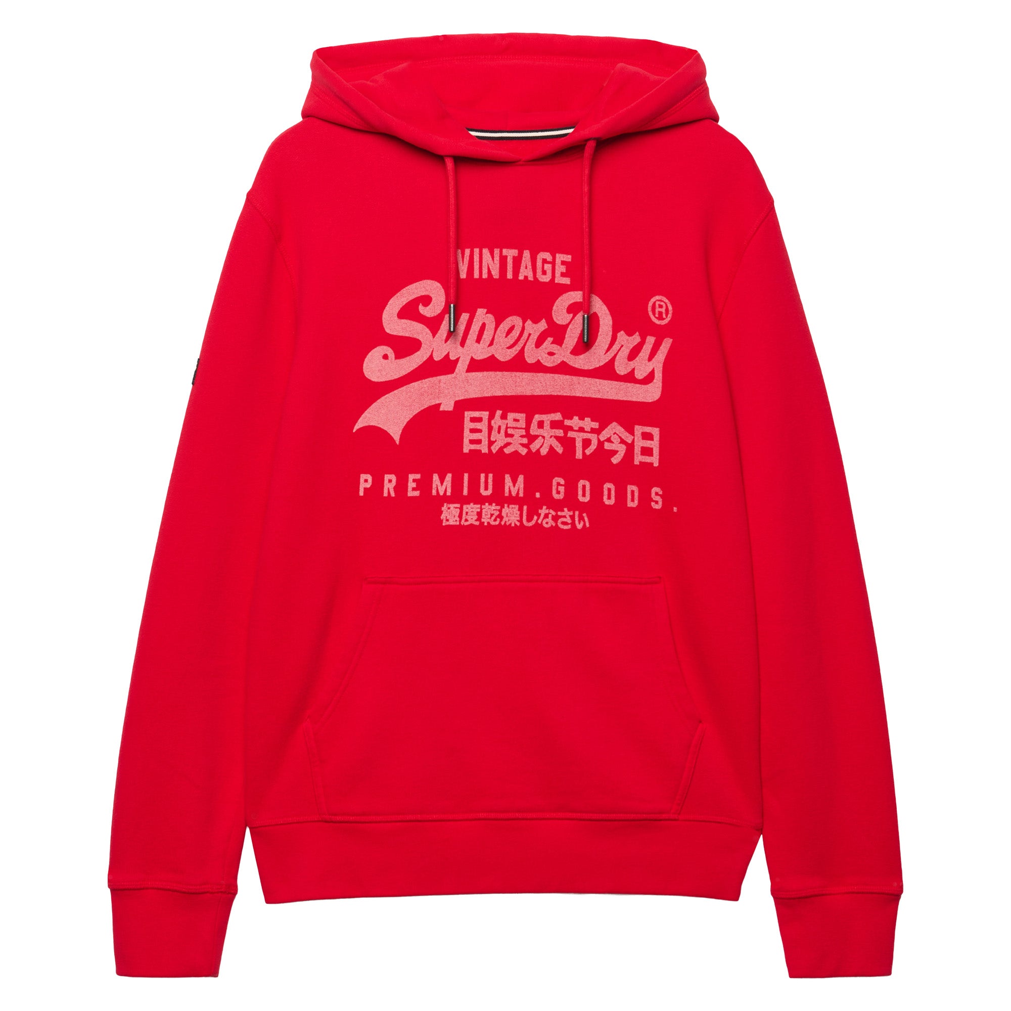 Superdry Men’s Hoodie - Vintage Logo Classic Hoodie, Hood, Print, Cotton Blend