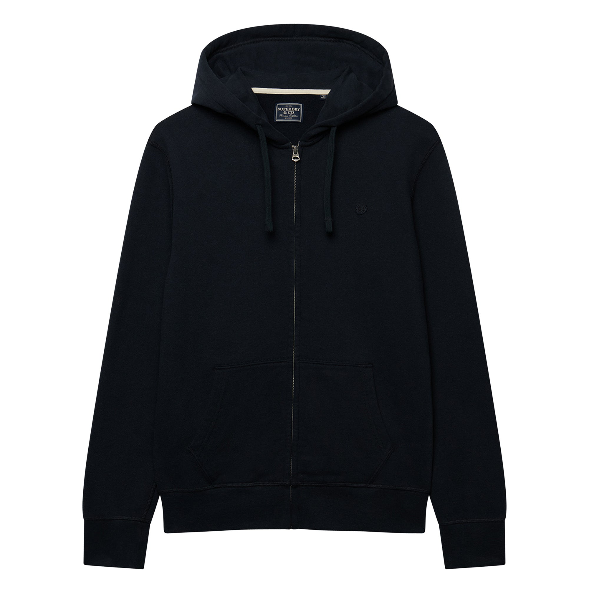 Superdry Herren Sweatjacke mit Kapuze - Essential SDCO Logo Zip-Hoodie, Baumwollmix, Relaxed Fit