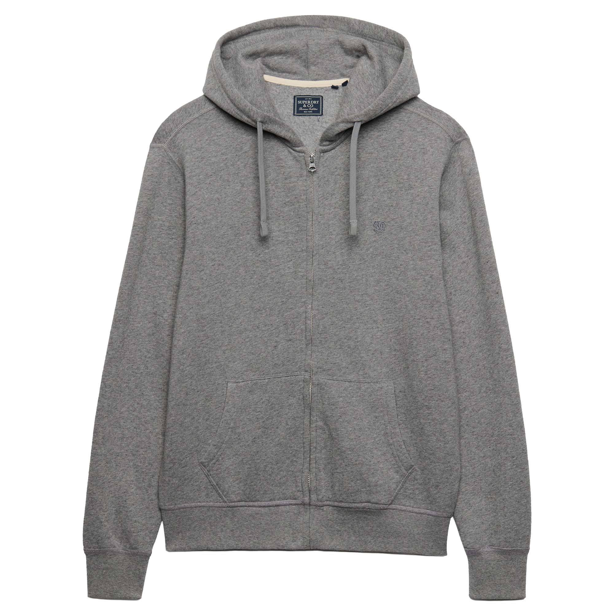 Superdry Herren Sweatjacke mit Kapuze - Essential SDCO Logo Zip-Hoodie, Baumwollmix, Relaxed Fit
