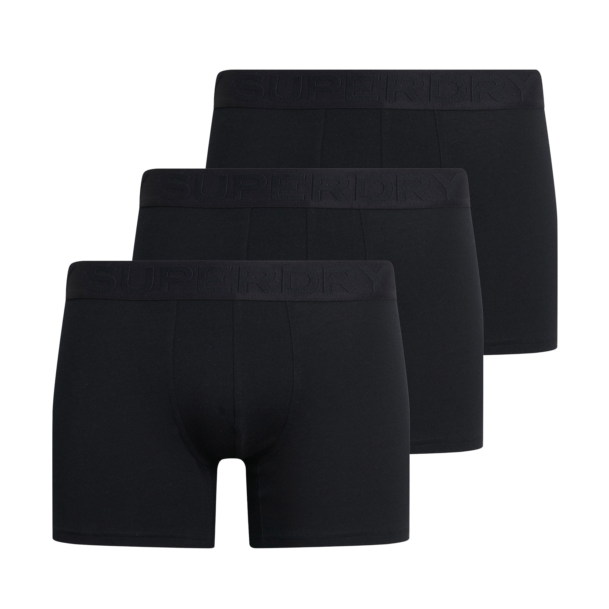 Superdry Men Boxer Shorts, 3-Pack - Boxer Triple Pack, Logo Waistband, Cotton Stretch