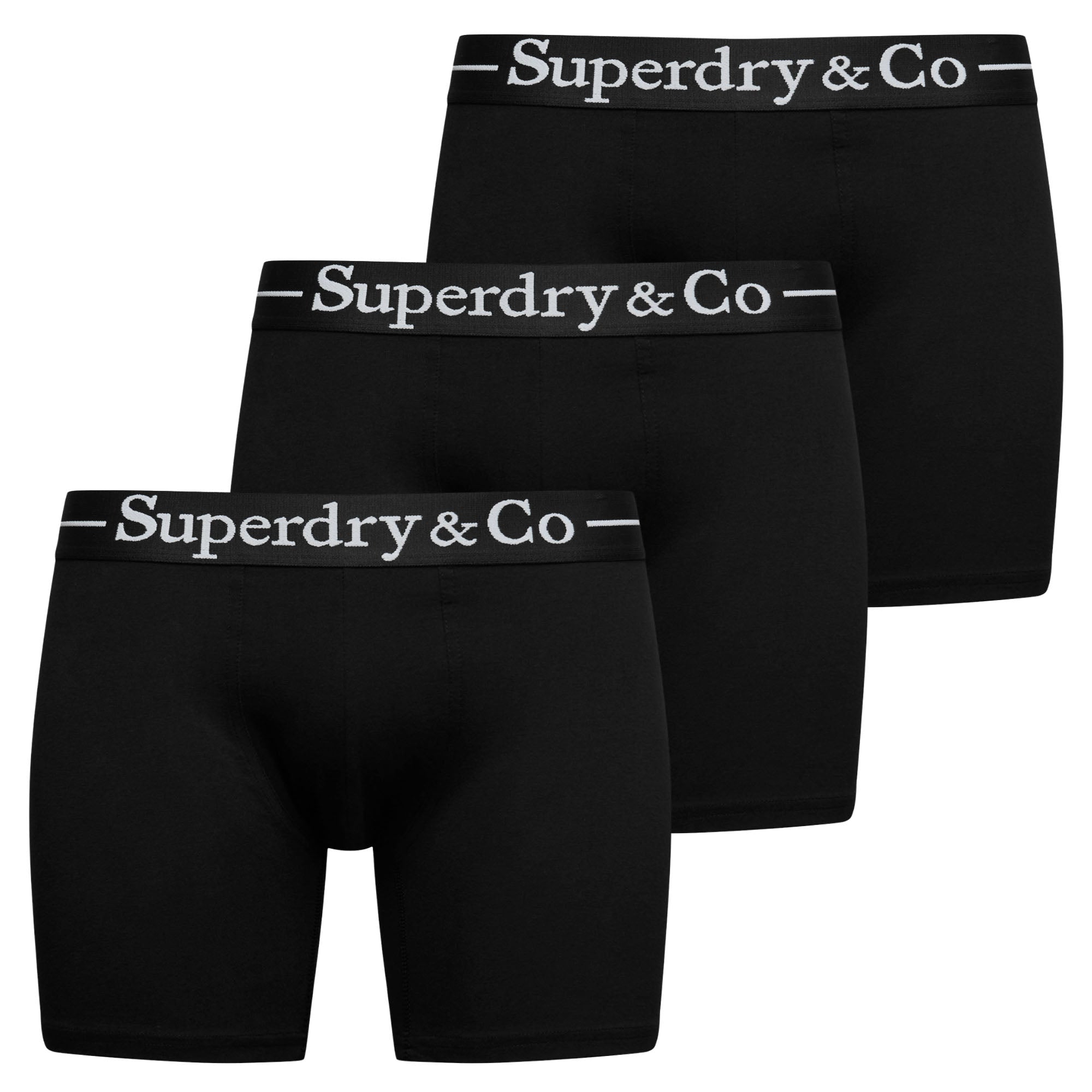 Superdry Herren Boxershorts, 3er Pack - Boxer Triple Pack, Boxer Briefs, Baumwoll Stretch