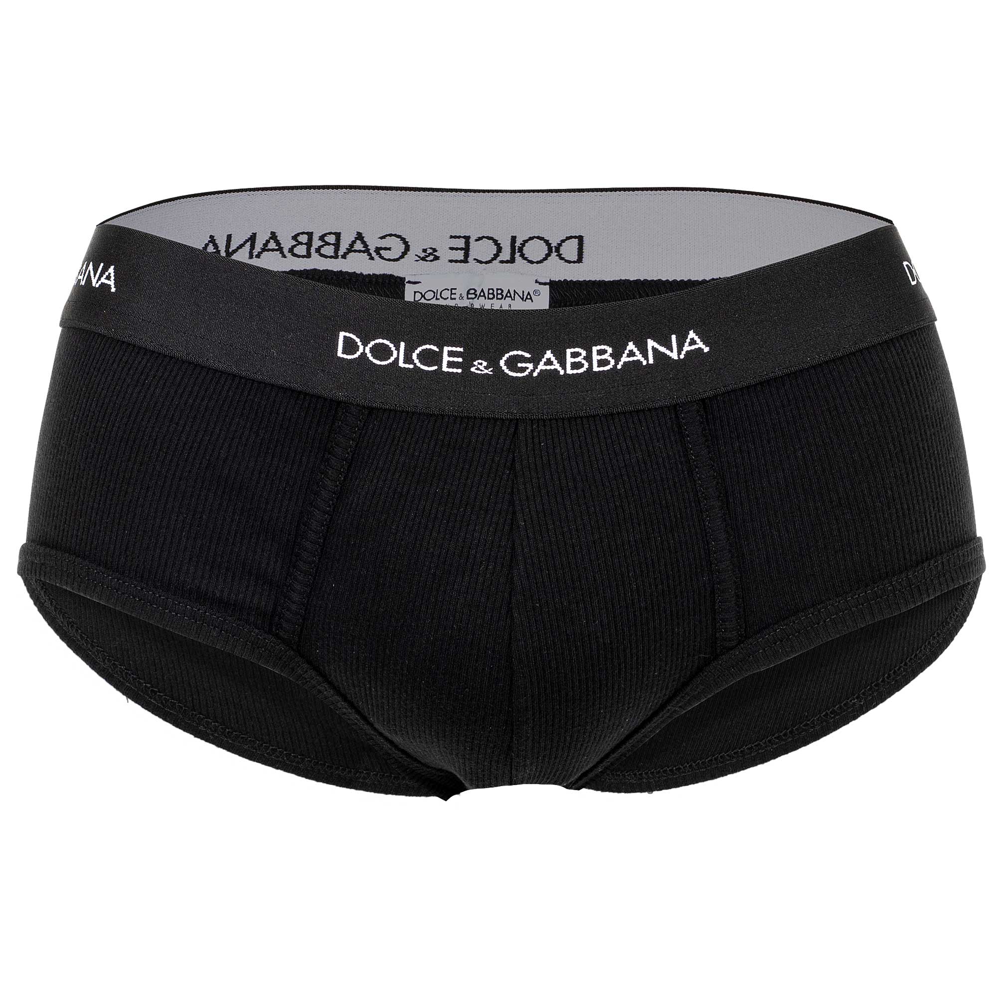 DOLCE & GABBANA Men's Briefs - Continuative Briefs Brando, ribbed, cotton
