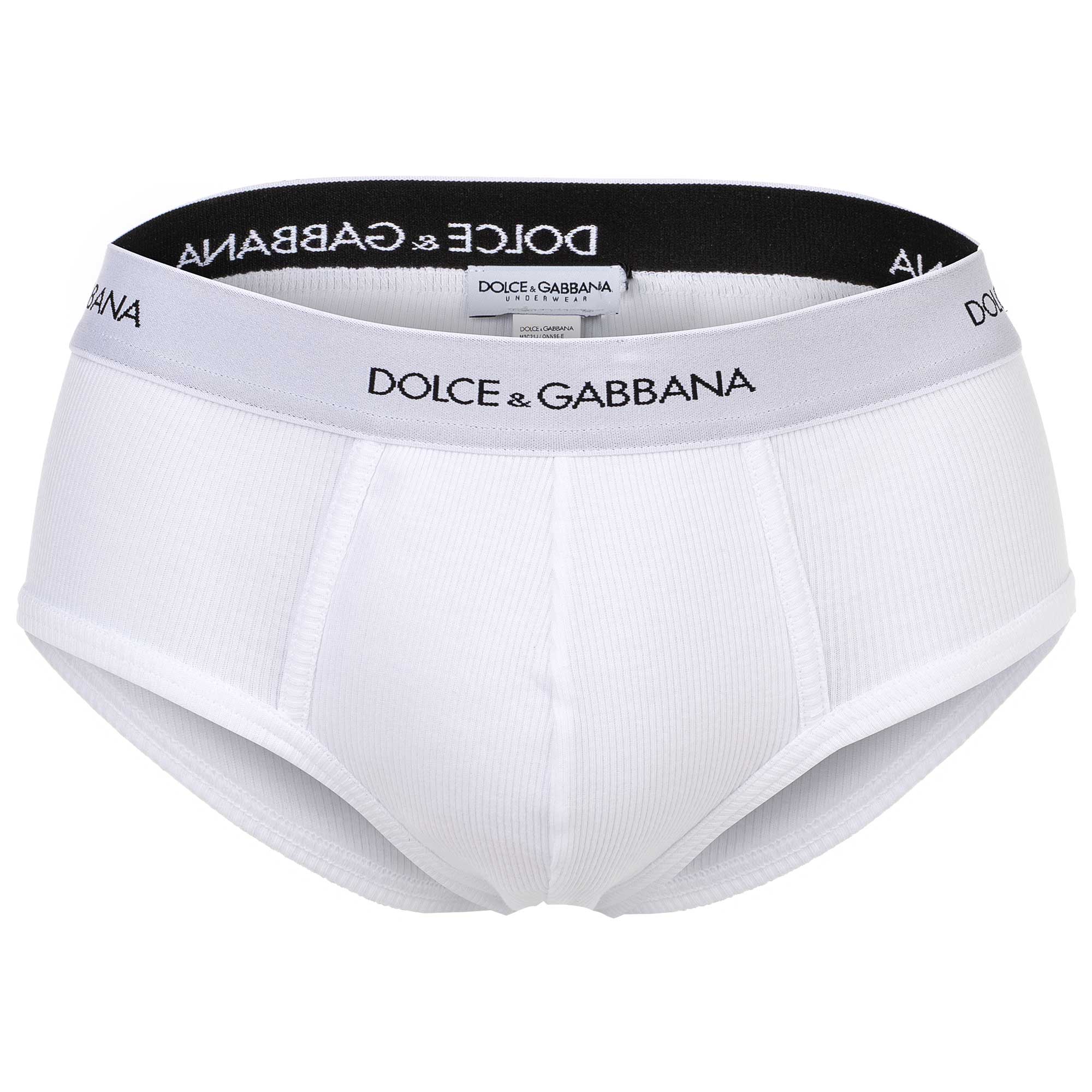 DOLCE & GABBANA Men's Briefs - Continuative Briefs Brando, ribbed, cotton