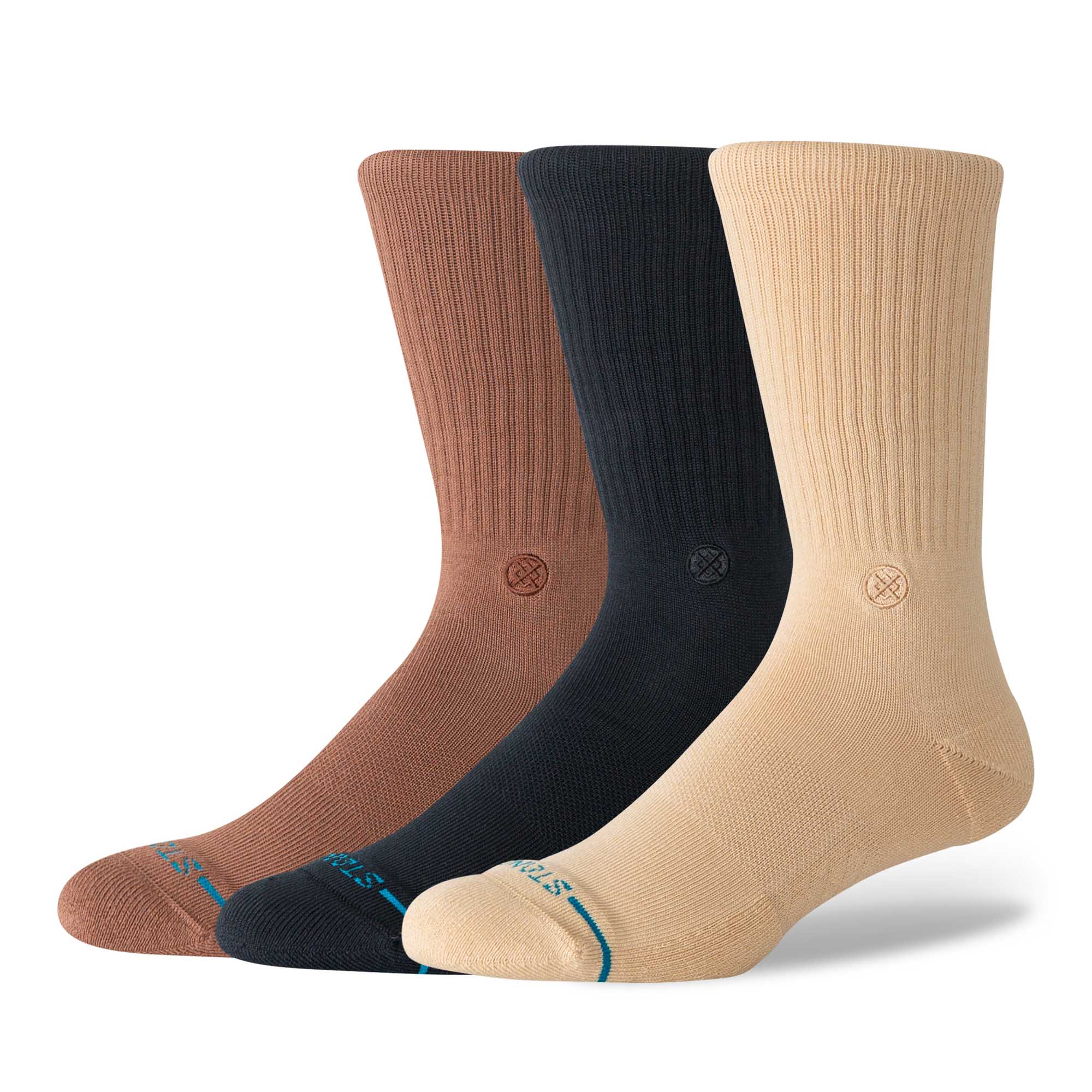 STANCE Unisex Socken 3er Pack - Icon, Logo, Basic, Crew Socken
