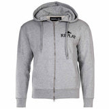 REPLAY Herren Sweatjacke - Zip-Jacke, Kapuze, Logo