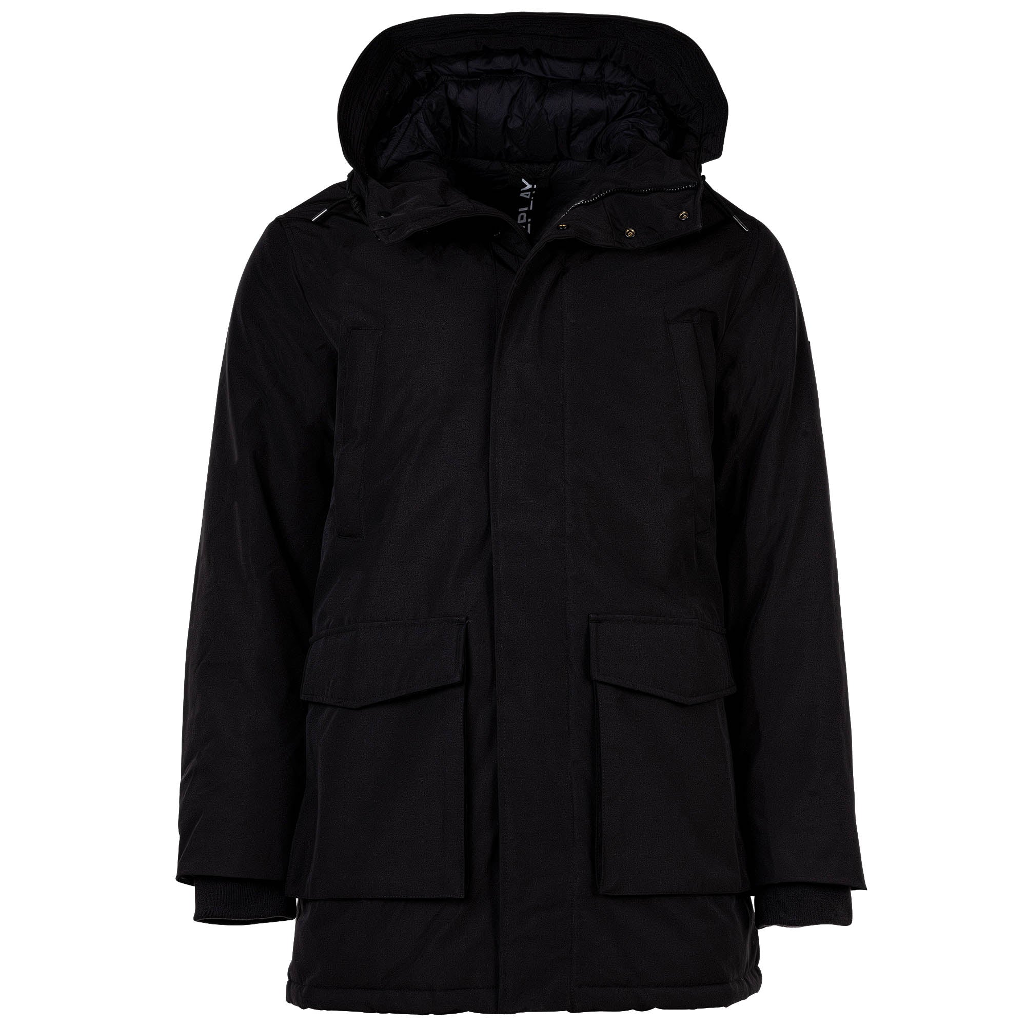 Replay Men's Parka - Jacket, Lined, 3-Layer, Recycled Materials, Hood