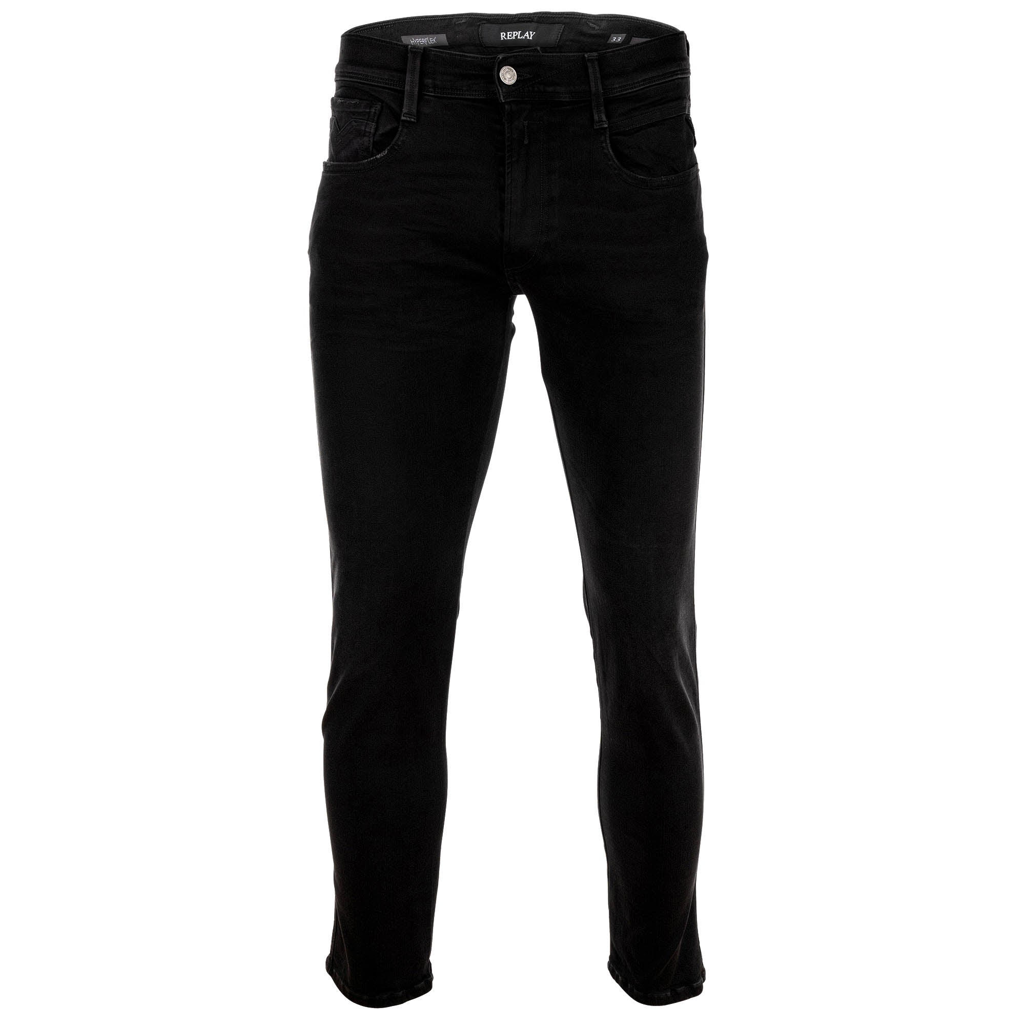 REPLAY Herren Jeans - Hyperflex ANBASS, Stretch Denim, Länge 32, Slim Fit