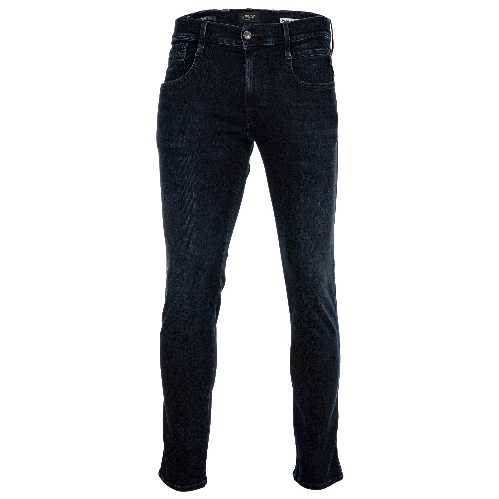 REPLAY Men's Jeans - Hyperflex ANBASS, Stretch Denim, Slim Fit