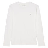 Marc O'Polo Men's Long Sleeve Shirt - Small Logo, Shaped Fit, Cotton, Logo Print, Plain