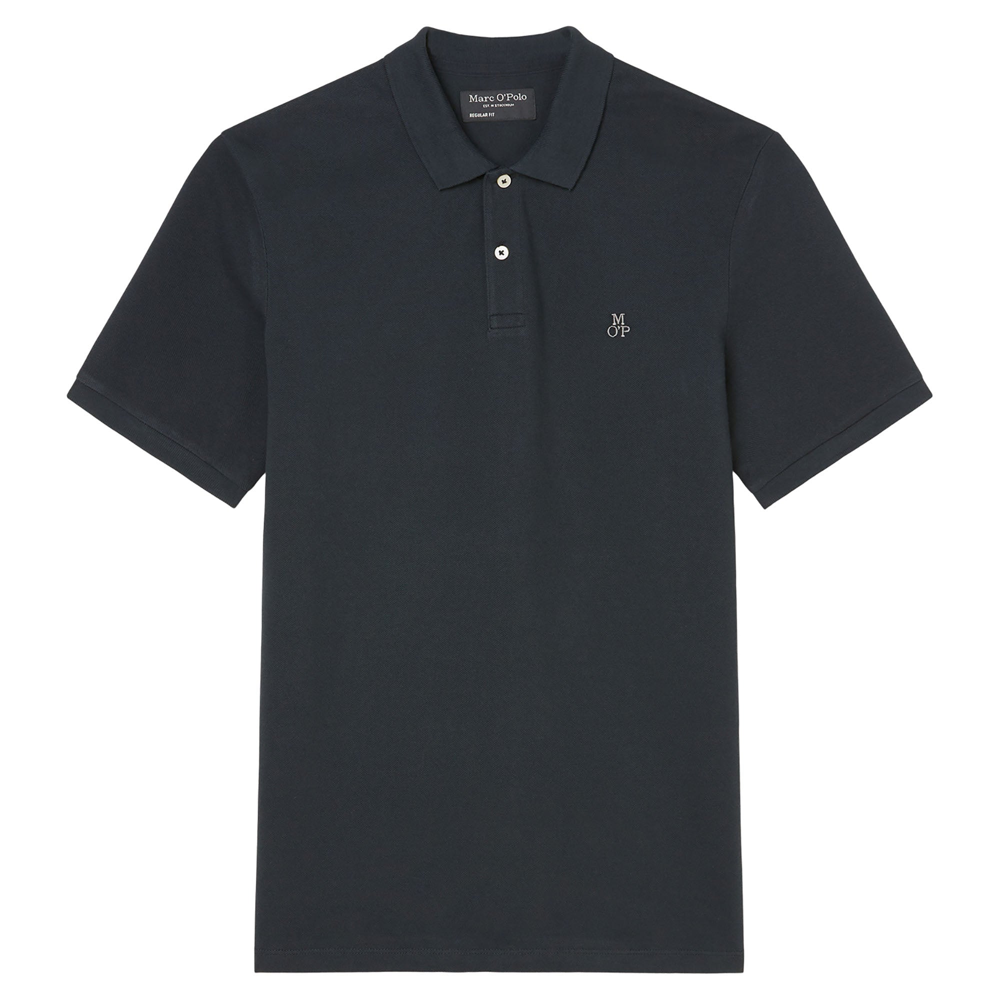 Marc O'Polo Herren Poloshirt, kurzarm - Small-Logo, Regular Fit, Cotton-Piqué