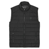 Marc O'Polo Men's Quilted Waistcoat - Woven Outdoor Waistcoat, Stand-up Collar, Zipper, Plain