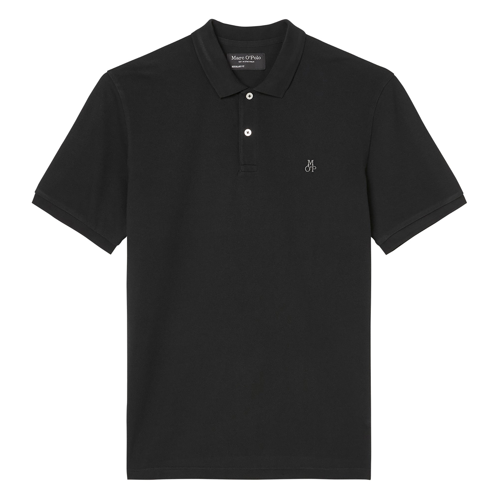 Marc O'Polo Herren Poloshirt, kurzarm - Small-Logo, Regular Fit, Cotton-Piqué