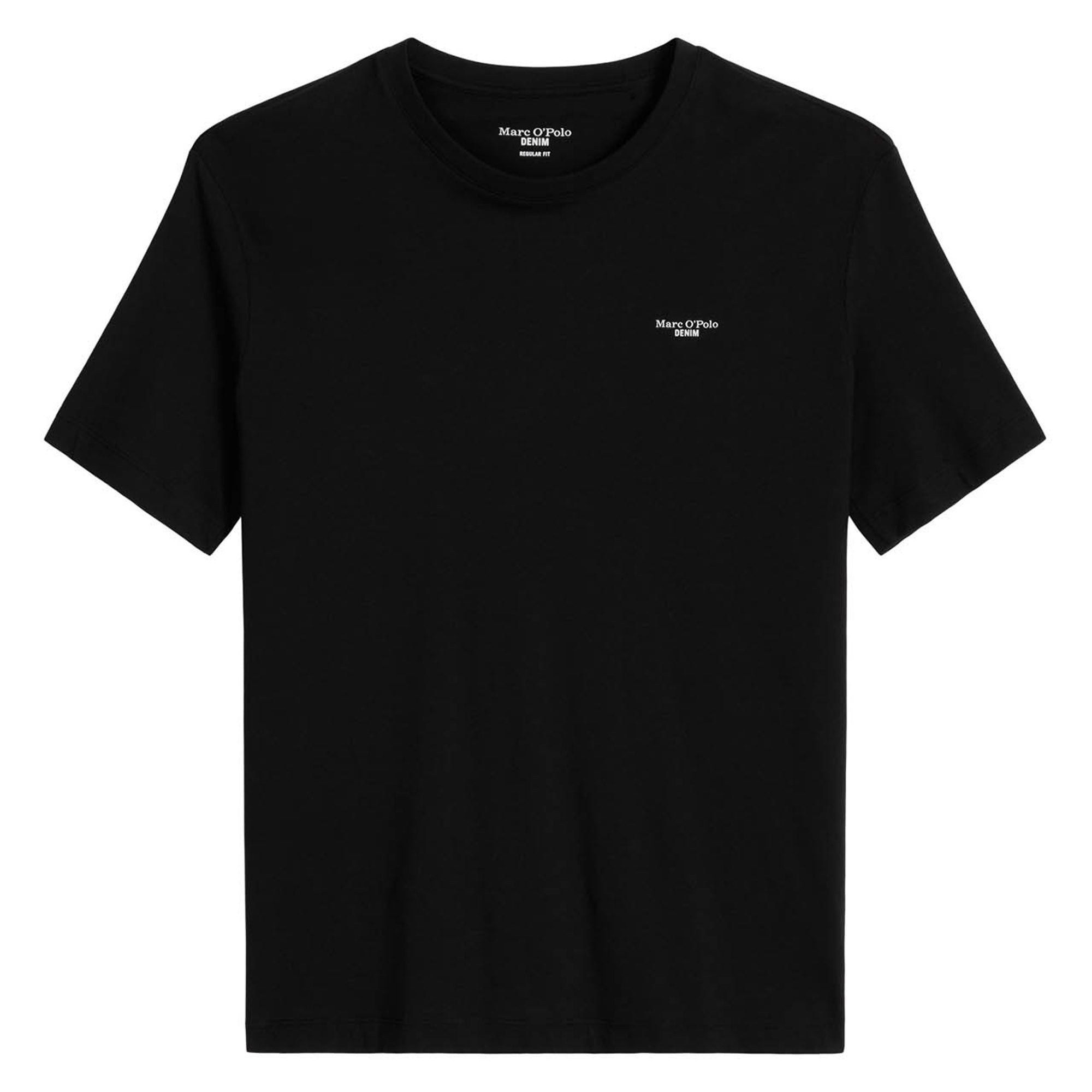 Marc O'Polo Denim Herren T-Shirt - Regular Fit, Baumwolle, Logo, einfarbig