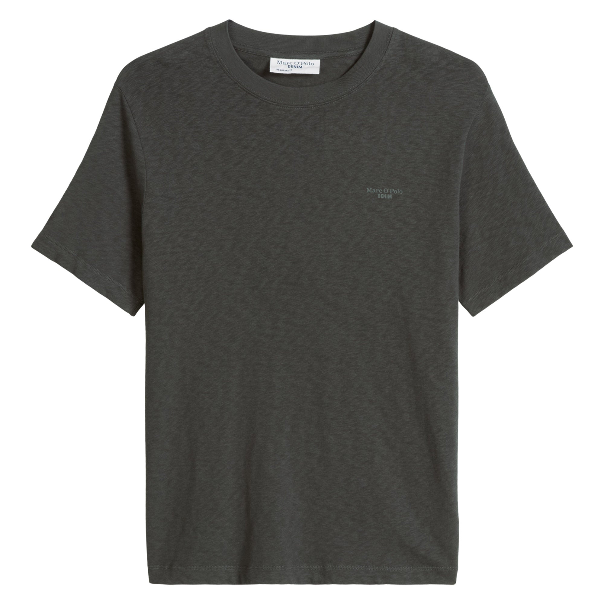 Marc O'Polo Denim Men's T-Shirt - Slub Jersey Quality, Regular Fit, Cotton, Solid Color