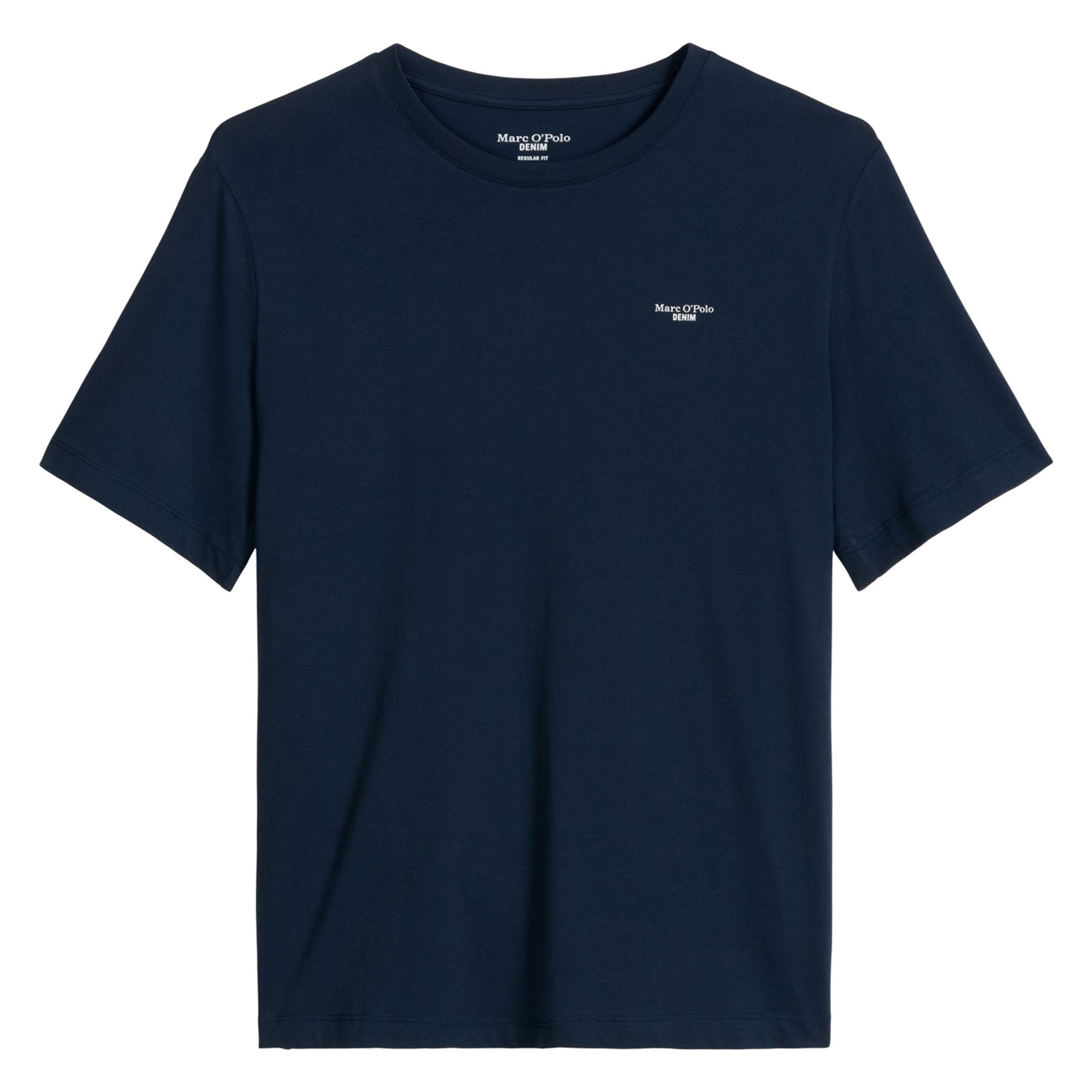 Marc O'Polo Denim Herren T-Shirt - Regular Fit, Baumwolle, Logo, einfarbig