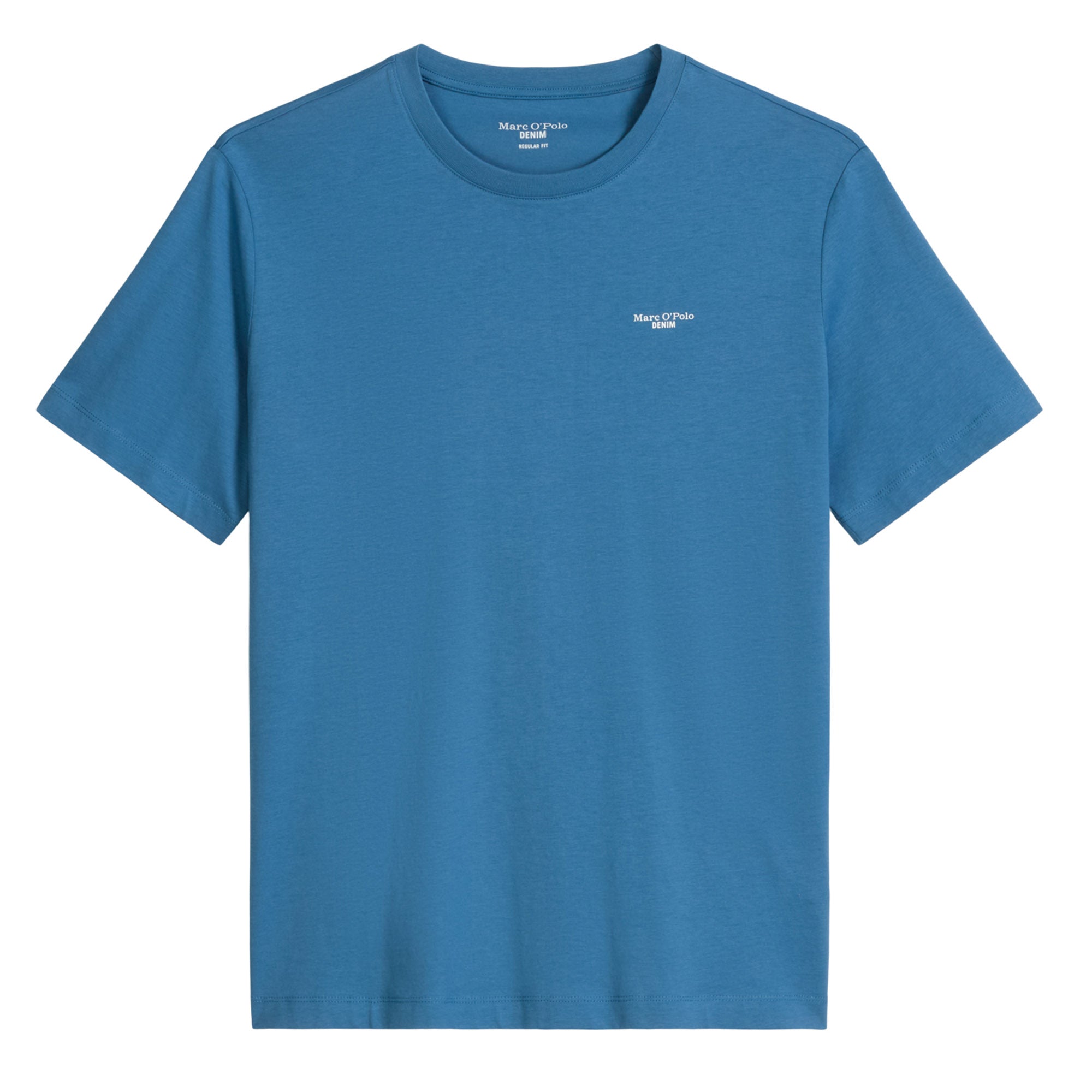Marc O'Polo Denim Men's T-Shirt - Regular Fit, Cotton, Logo Print, Solid Color