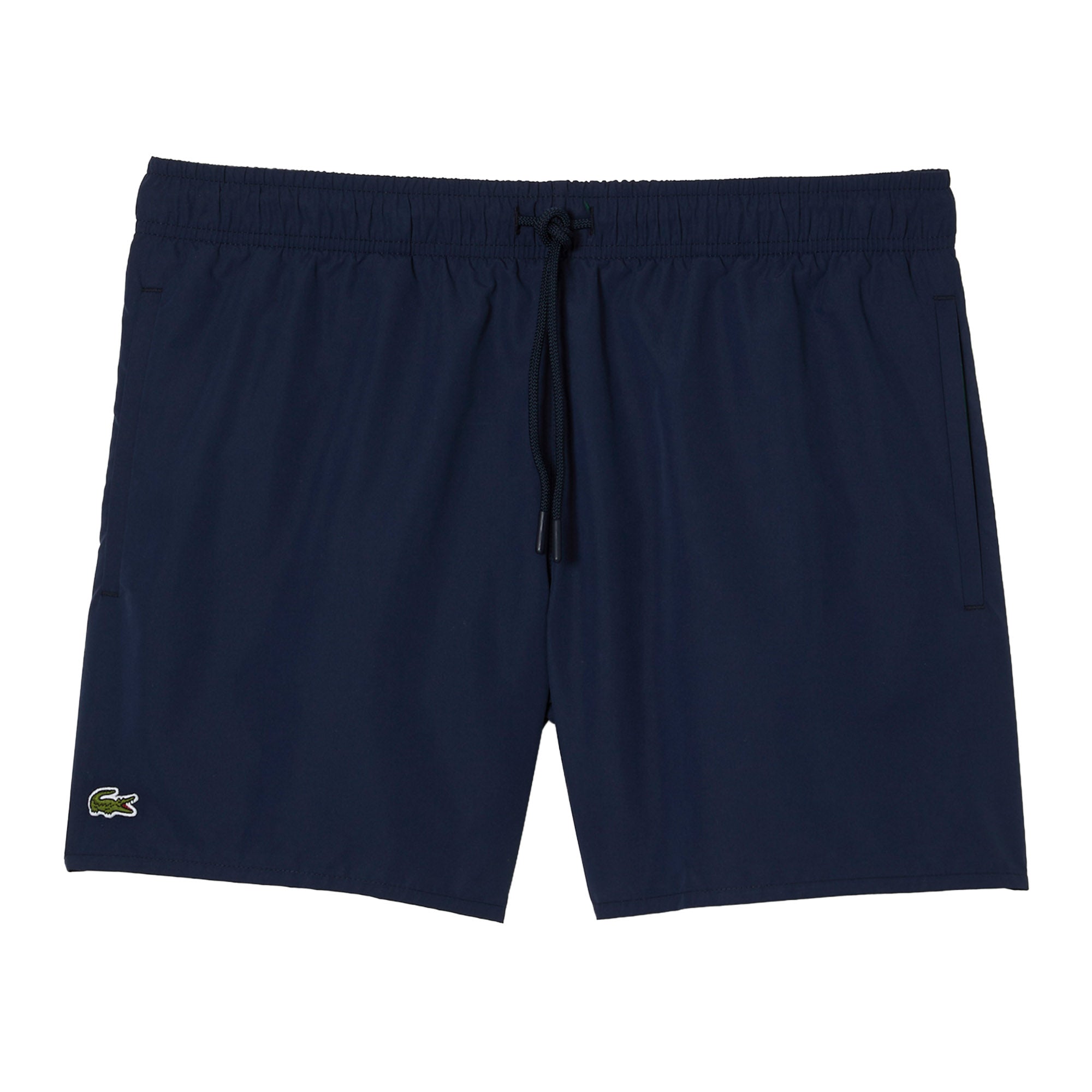 LACOSTE Herren Badeshorts - Swimshorts, Badehose, schnelltrocknend, Logo, uni