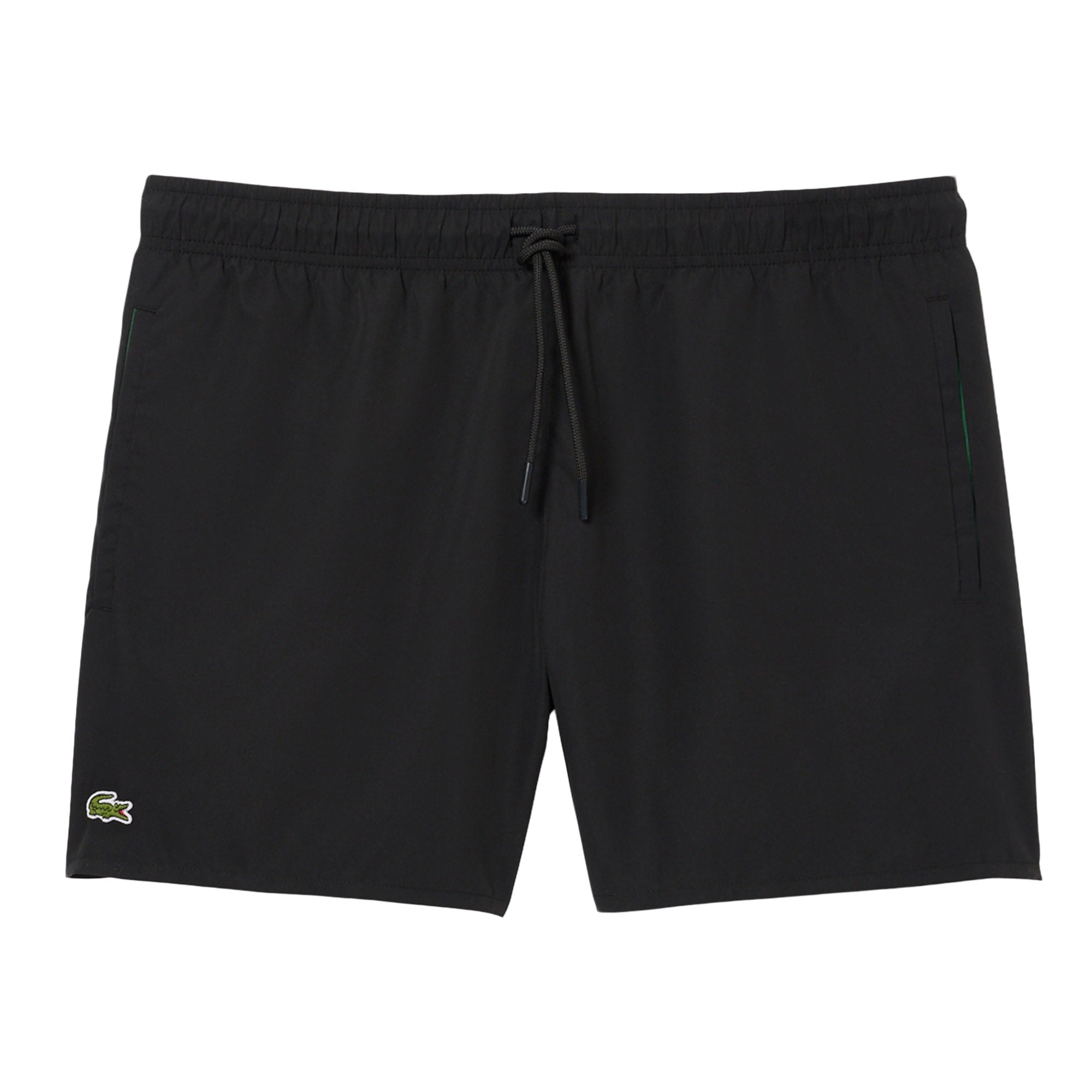 LACOSTE Herren Badeshorts - Swimshorts, Badehose, schnelltrocknend, Logo, uni