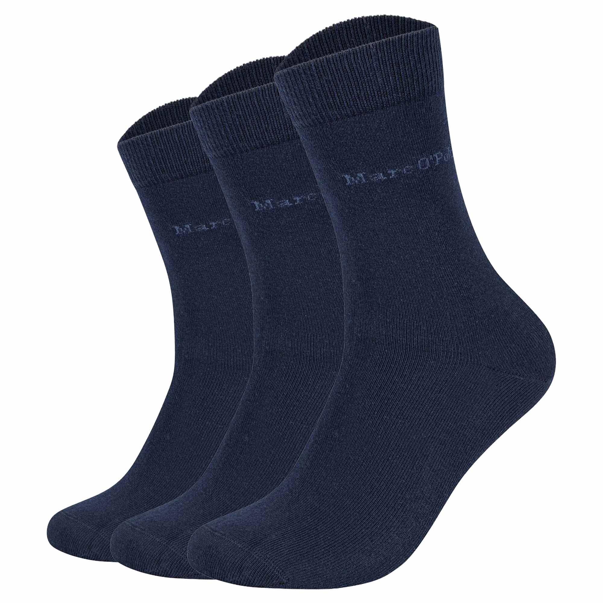Marc O'Polo Unisex Socken, 3er Pack - Classic OCS Socks, Baumwollmischung, einfarbig