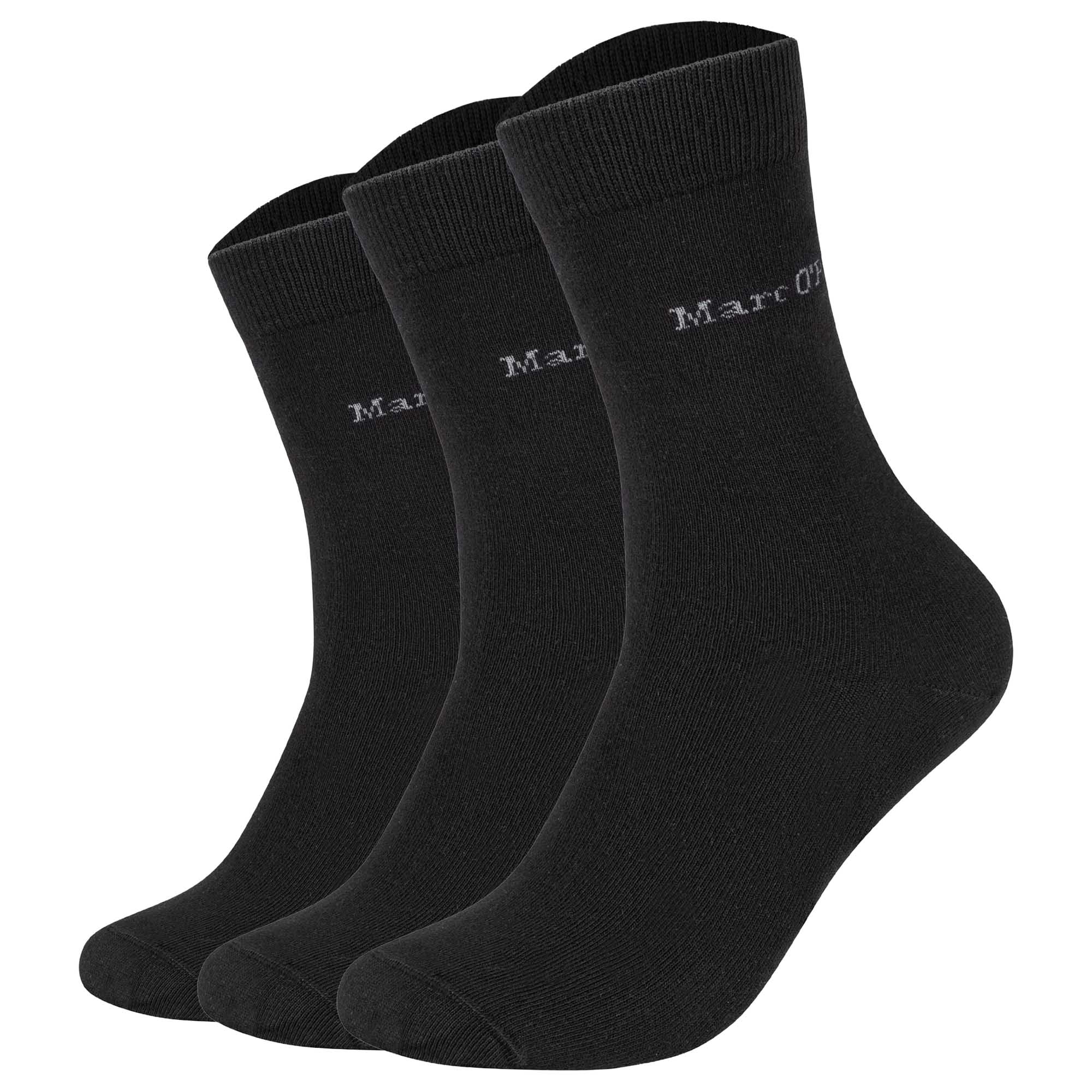 Marc O'Polo Unisex Socken, 3er Pack - Classic OCS Socks, Baumwollmischung, einfarbig