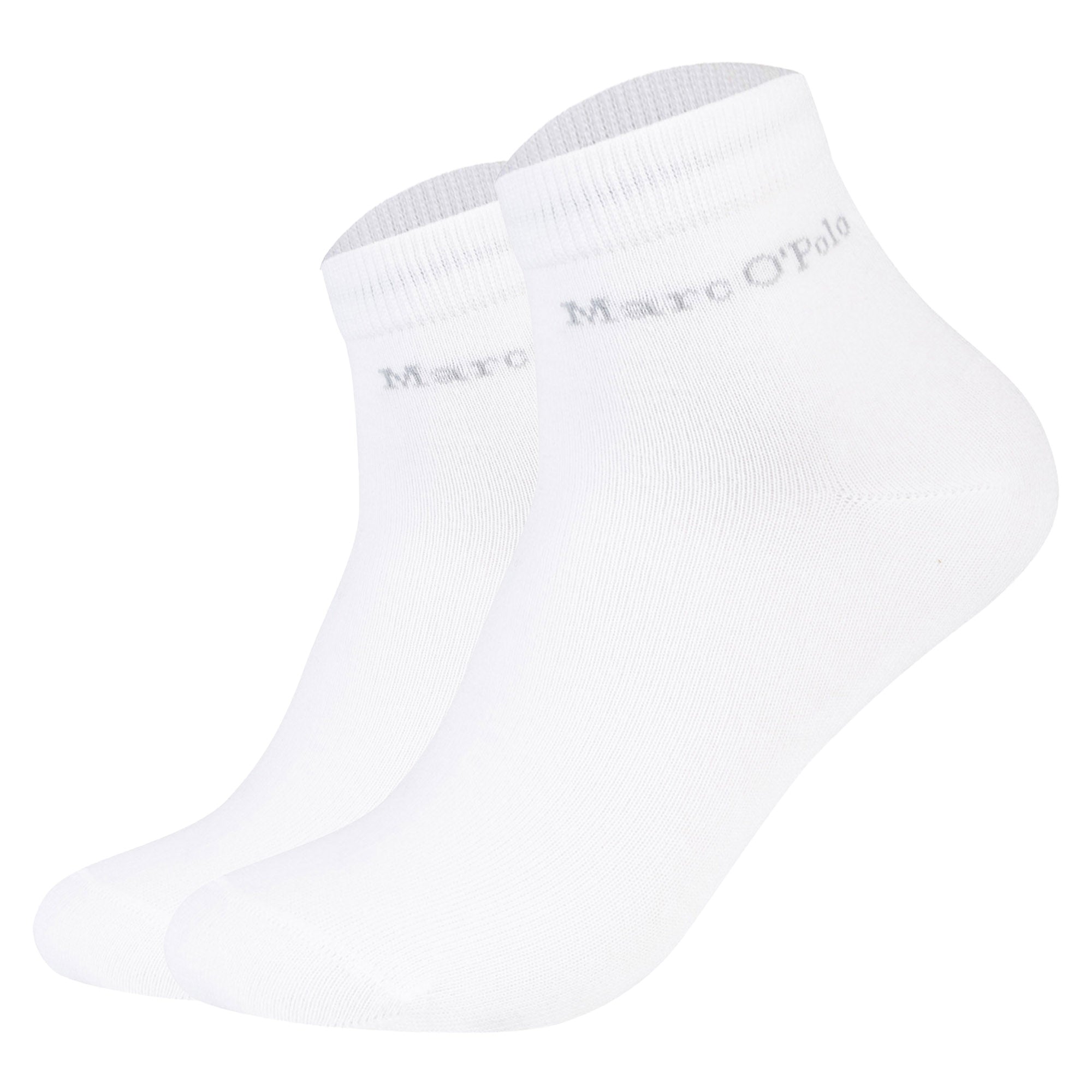 Marc O'Polo Unisex Quarter-Socken, 2er Pack - Premium Essentials GOTS Quarters, Baumwollmix