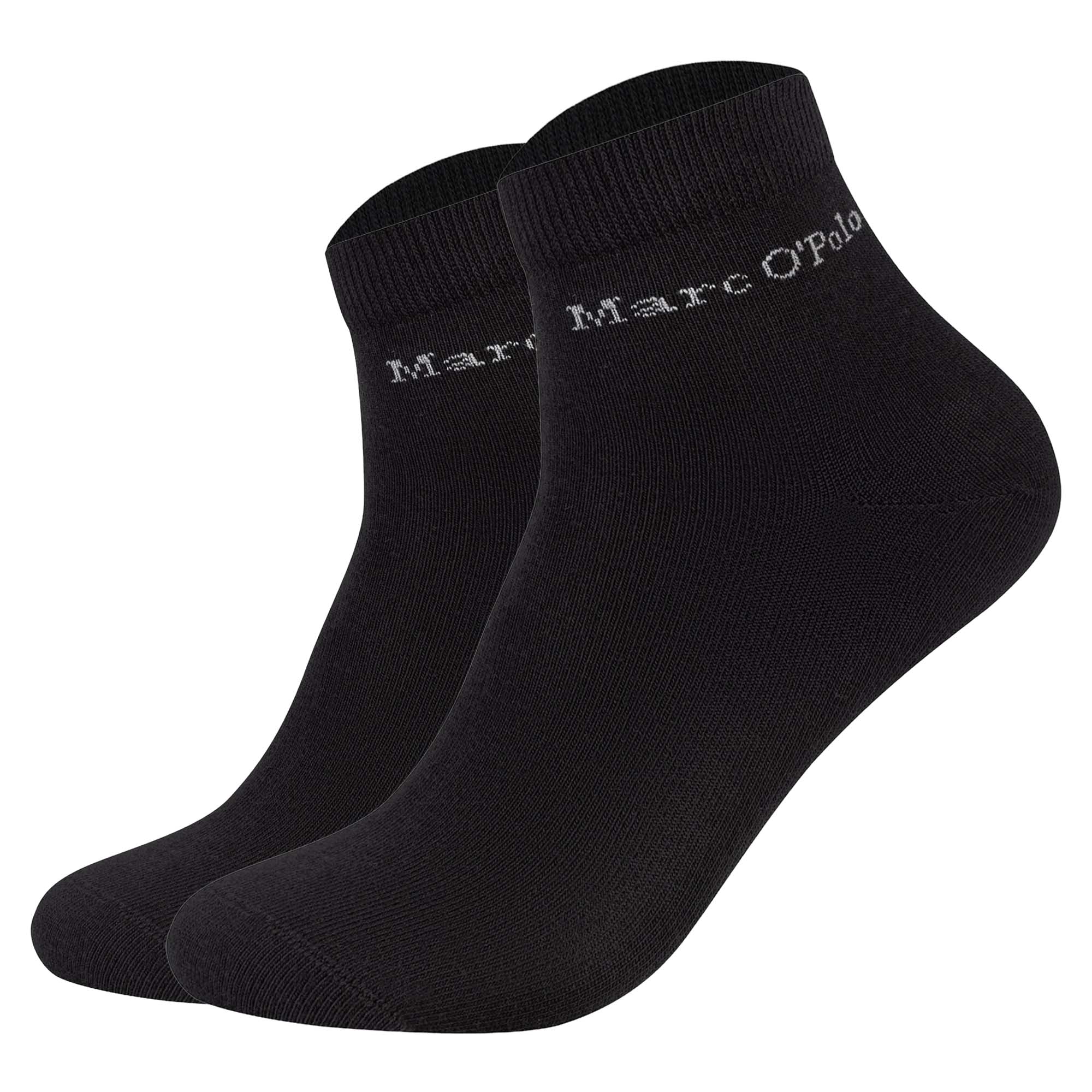 Marc O'Polo Unisex Quarter-Socken, 2er Pack - Premium Essentials GOTS Quarters, Baumwollmix