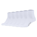 Mustang Women's Quarter Socks, 6-Pack - Casual Organic Cotton Quarter, Plain