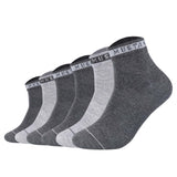 Mustang Men's Quarter Socks, 6-Pack - Casual Organic Cotton Quarter, Plain