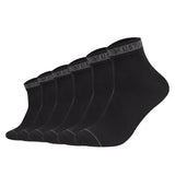 Mustang Men's Quarter Socks, 6-Pack - Casual Organic Cotton Quarter, Plain