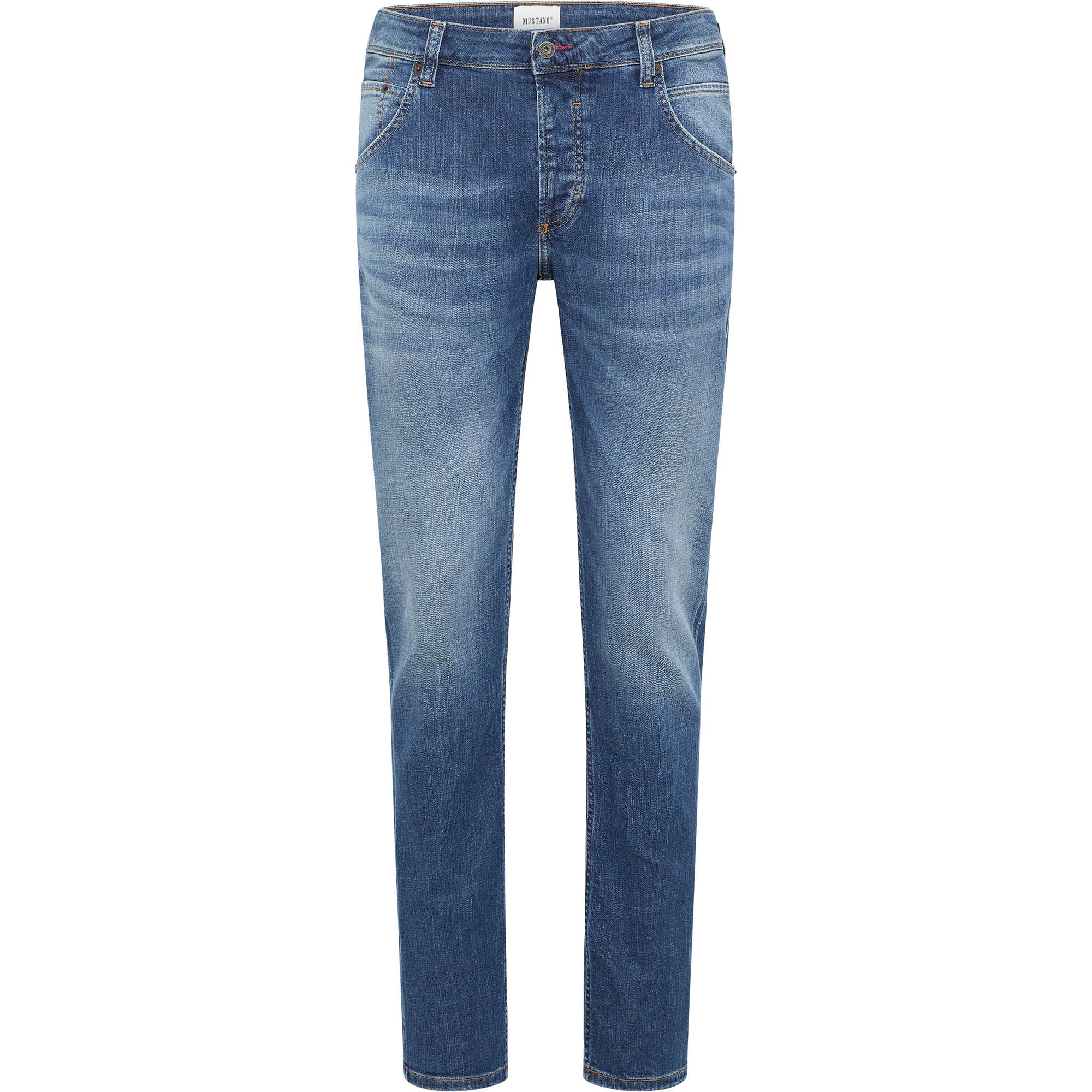 MUSTANG Herren Jeans - Michigan Straight, Medium Stretch, Gerades Bein, Medium Rise, Stretch-Baumwolle, Länge 32