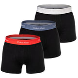 Calvin Klein Herren Boxershorts, 3er Pack - Trunks, Icon Stretch, Logobund