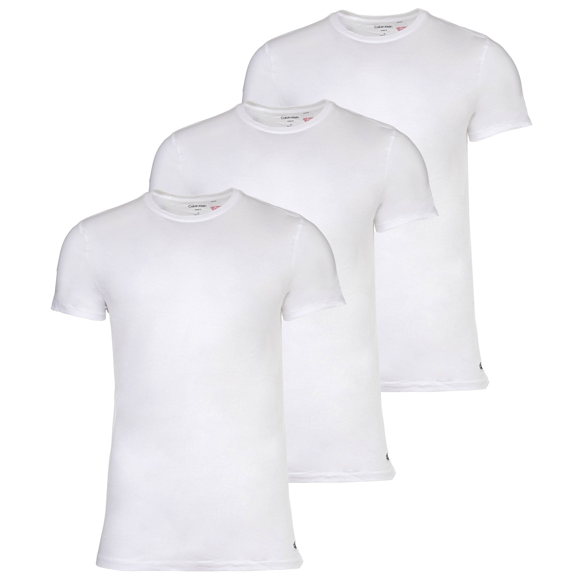 Calvin Klein men's T-shirt, 3-pack - Icon Stretch, round neck, cotton
