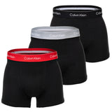 Calvin Klein men's boxer shorts, 3-pack - Relaxed Trunk, Icon Stretch, logo waistband