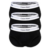 Calvin Klein Herren Slips, 3er Pack - Hip Briefs, Icon Stretch, Logobund