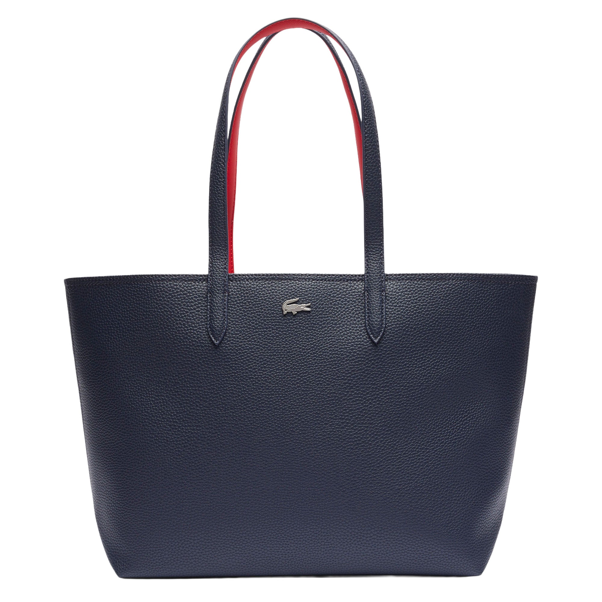 LACOSTE Damen Handtasche - Anna Petit Piqué Zipped Shopping Bag, 30x35x14cm (HxBxT)