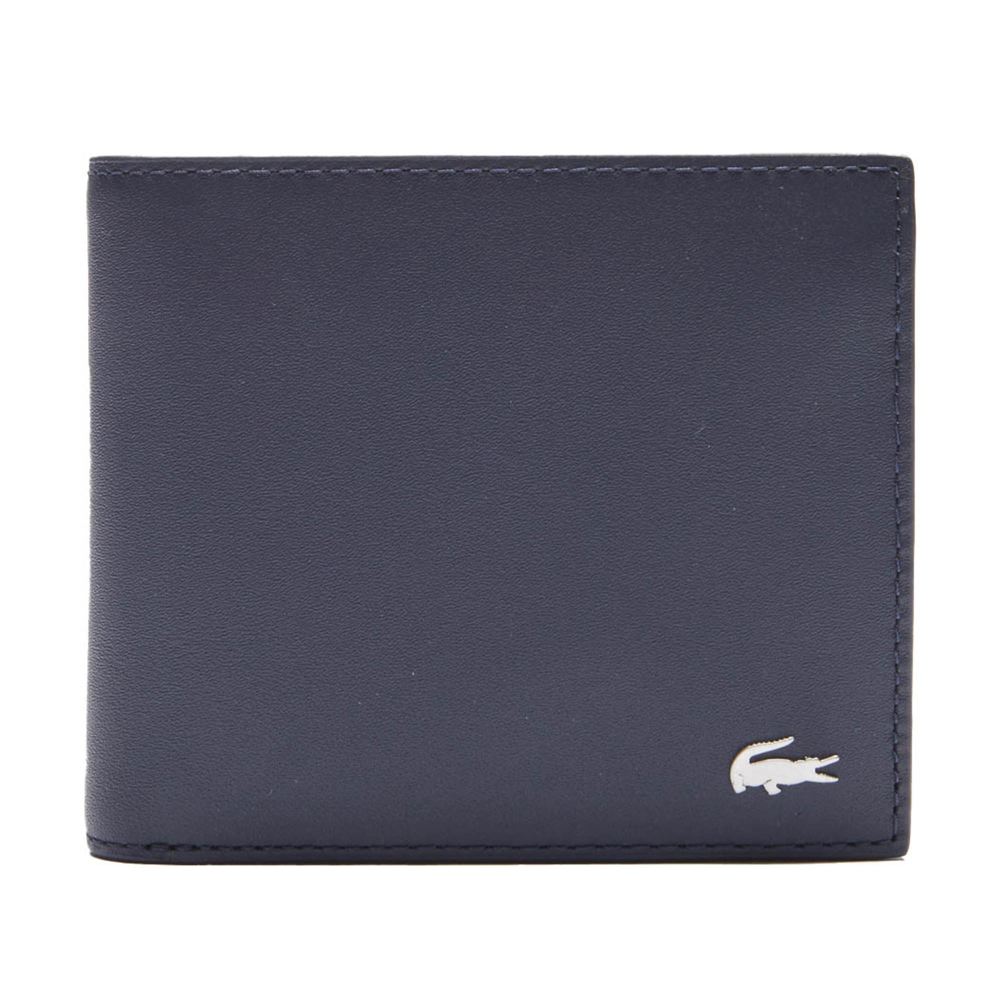LACOSTE Herren Geldbörse, echtes Leder - M Billfold Coin, 9,5x11,5x3cm (HxLxB)