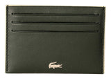 LACOSTE Herren Kreditkartenhülle, echtes Leder - Credit Card Holder, 7,5x11x1cm (HxLxB)