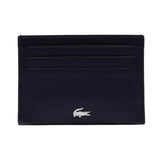 LACOSTE Herren Kreditkartenhülle, echtes Leder - Credit Card Holder, 7,5x11x1cm (HxLxB)
