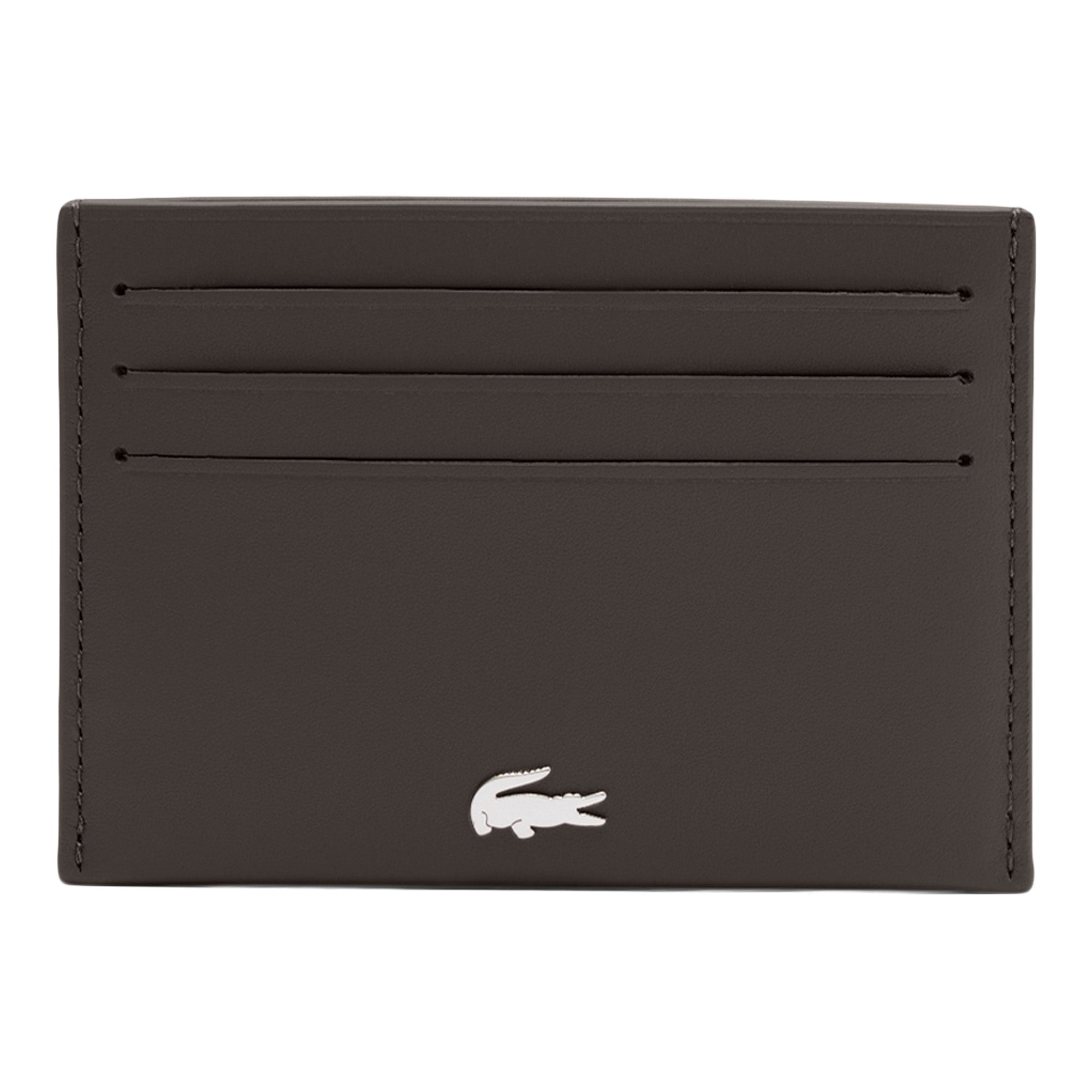 LACOSTE Men's Credit Card Holder, genuine leather - Credit Card Holder, 7,5x11x1cm (HxLxW)