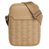 LACOSTE men's shoulder bag - The Blend Vertical Monogram Camera Bag, 21,5x16x5,5cm (HxWxD)