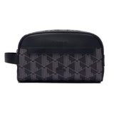 LACOSTE Men's Toiletry Bag - The Blend Monogram Toiletry Bag, 14x22x11cm (HxWxD)