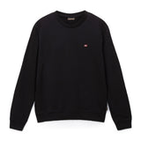 NAPAPIJRI Men Sweatshirt - BALIS CREW 1, Small Flag, Round Neck. Regular Fit, warmly lined, solid color