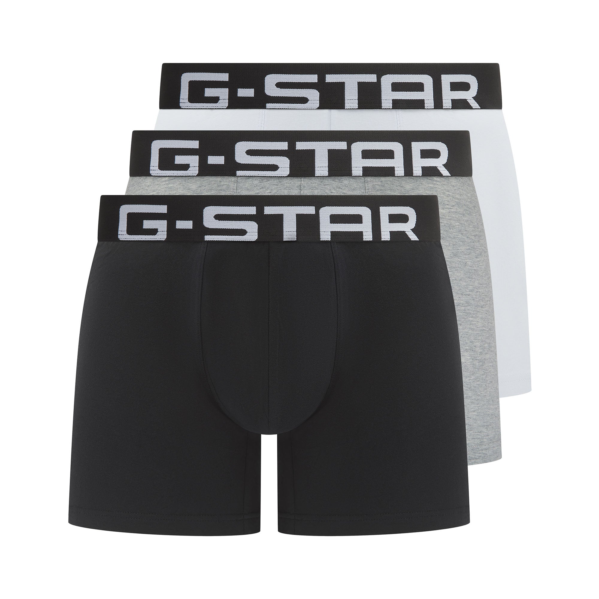 G-STAR Herren Boxershorts, 3er Pack - OAK, Trunks, Cotton Stretch