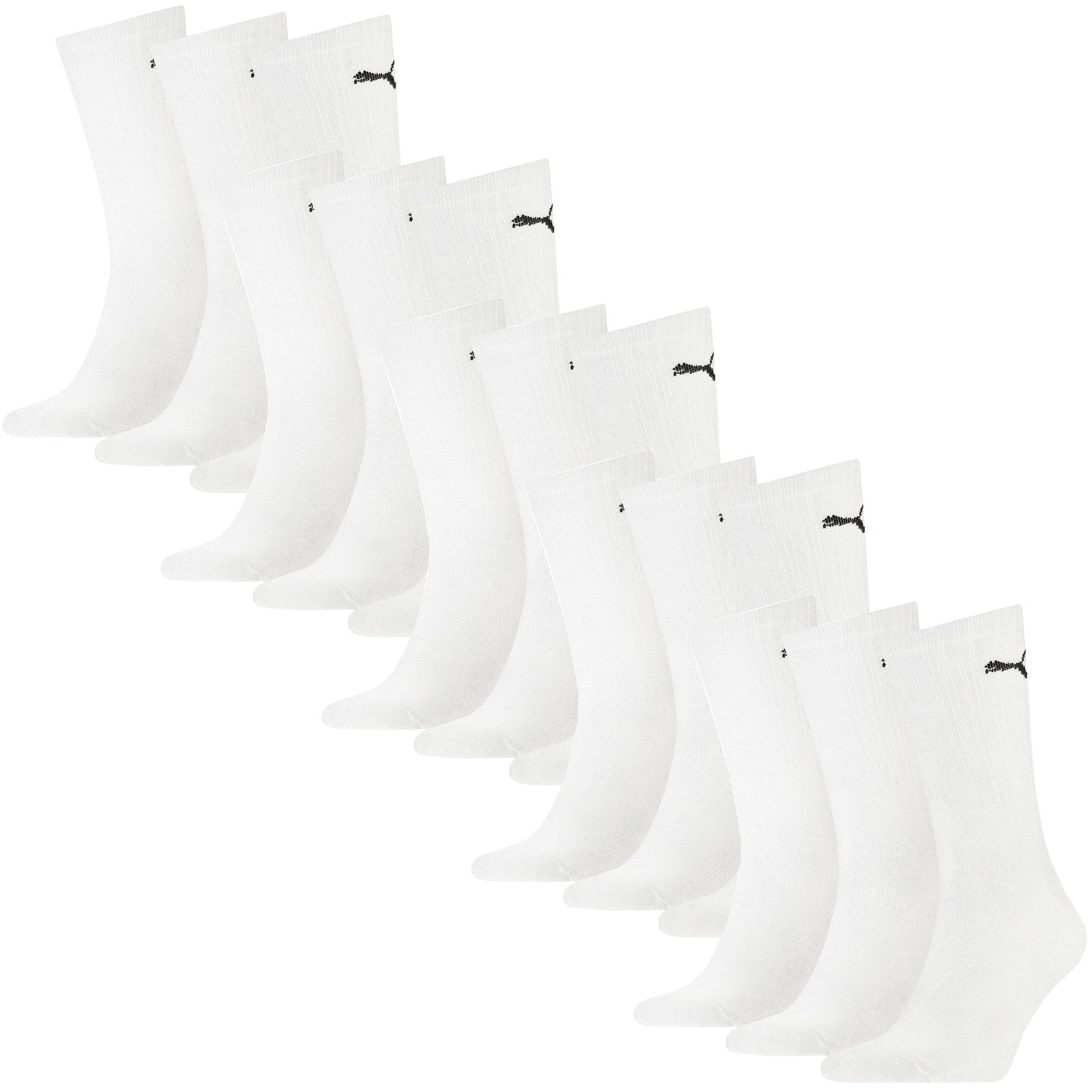 PUMA Unisex Socken, Sportsocken 15 PAAR, Frotteesohle, Regular Crew, Farbwahl