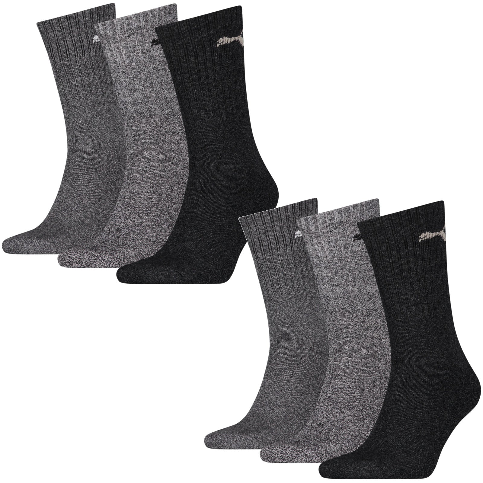 Puma socks tennis socks sport women, men 6 pack sizes 39-46 - color selection