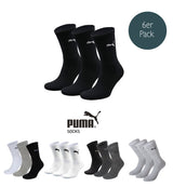 Puma socks tennis socks sport women, men 6 pack sizes 39-46 - color selection