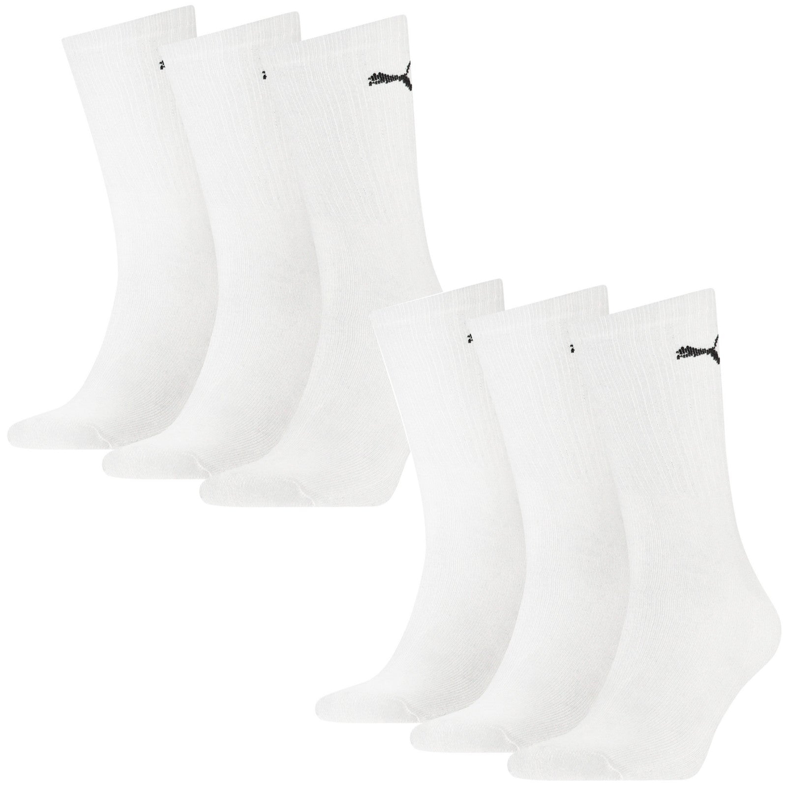 Puma socks tennis socks sport women, men 6 pack sizes 39-46 - color selection