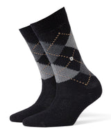 Burlington Damen Socken WHITBY - Kurzstrumpf, Rautenmuster, Onesize, 36-41