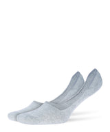 Burlington 2 pair Ladies Socks Everyday booties Anti Slip Heel - color selection