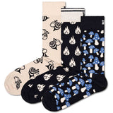 Happy Socks 3er Pack Unisex Socken - Geschenkbox, gemischte Farben